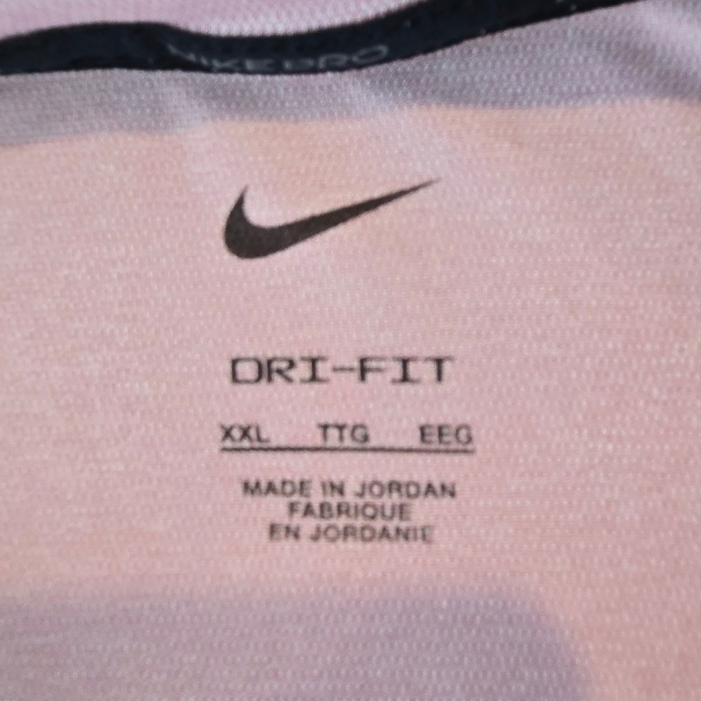 Nike Pro Dri-FIT T-Shirt Mens XXL Pink Short Sleeve Athletic CZ1181-698 Athletic - Picture 3 of 9